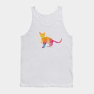 Ocicat cat in watercolor Tank Top